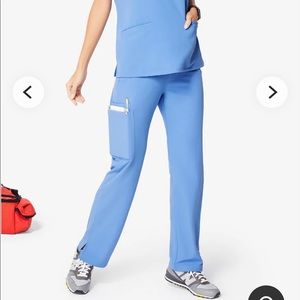 Figs scrub pants ceil blue size medium